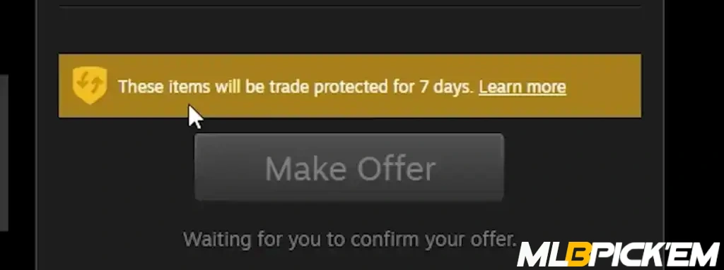 Steam Trade protection 7 days