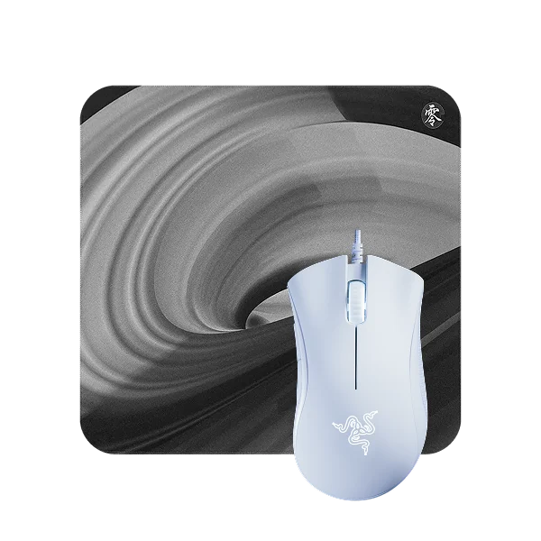 MousePad Aqua Control and Razer-DeathAdder Essential-White