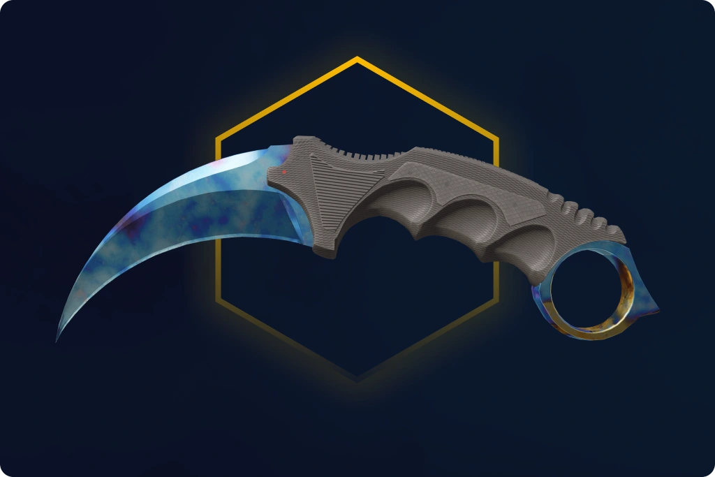CS2 Karambit Blue Gem