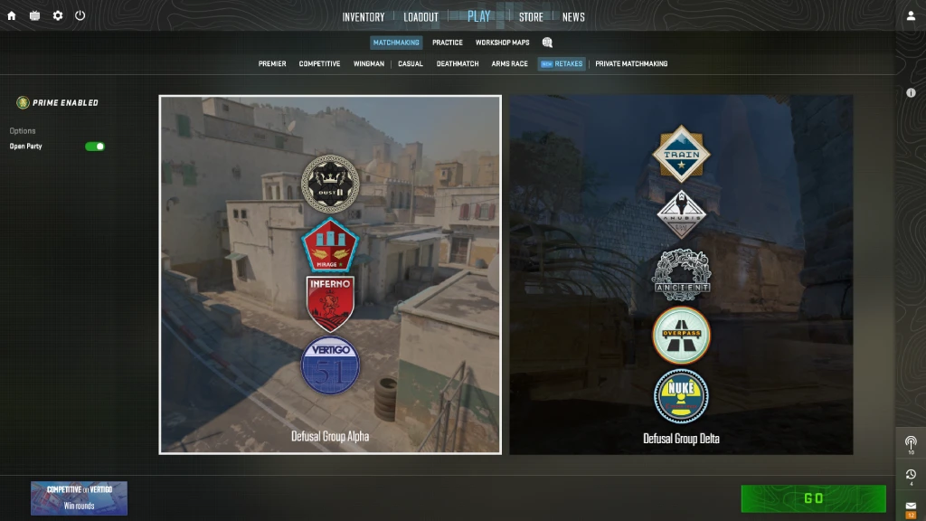 Retake Maps