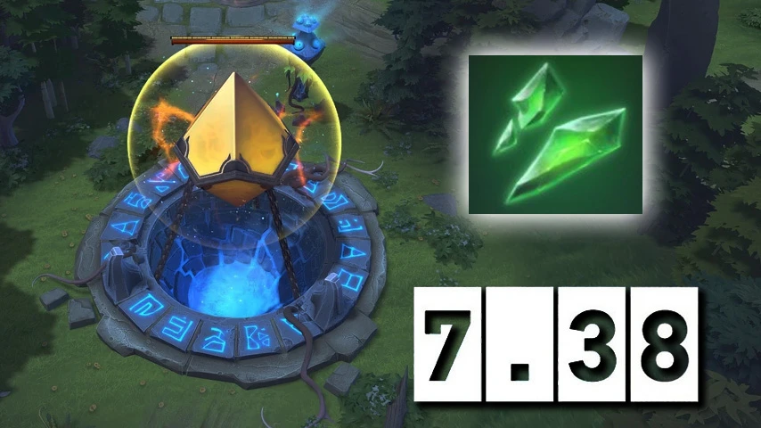 Получение Безумрудов Dota 2 7.38