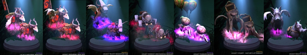 most expensive Dota 2 Legacy Pink Courier Collection