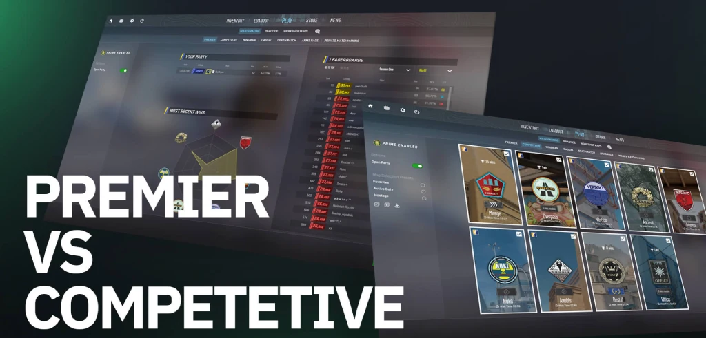 CS2 vs. CS:GO — Matchmaking & Competitive Play (Premier game mode VS Competetive)
