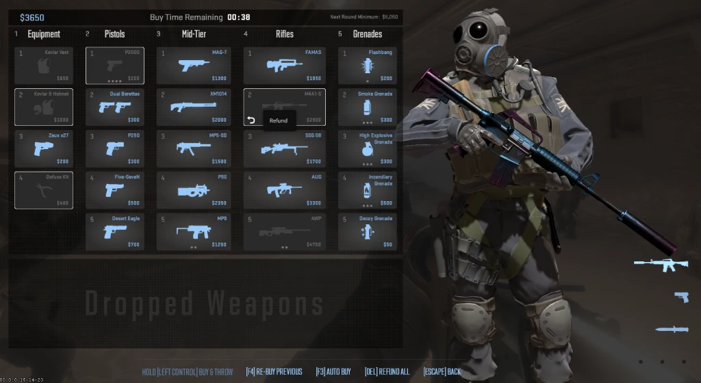 New Buy Menu CS2