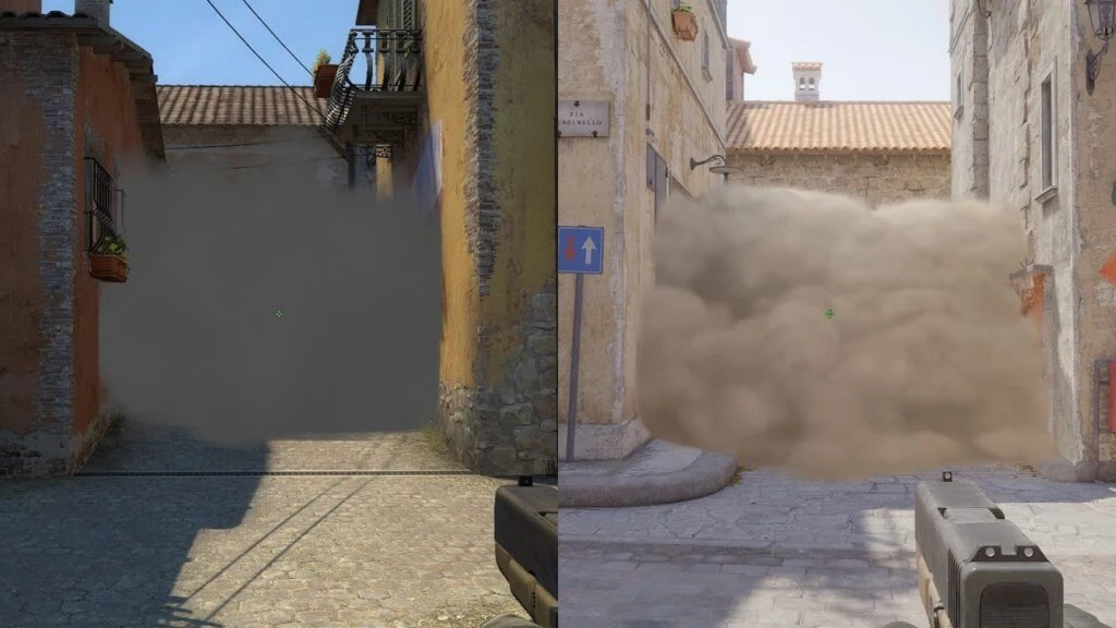 CS2 Smoke Grenades vs. CS:GO Smokes