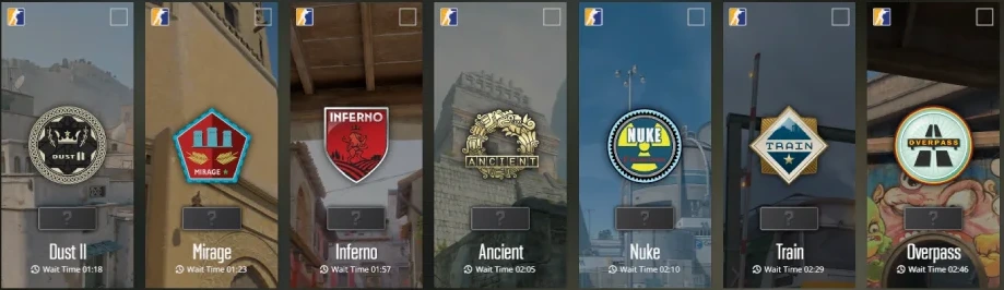 Active Duty Map Pool in CS2