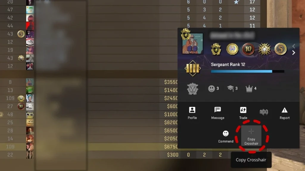 How to Copy CS2 Crosshair From Another Player in a Match