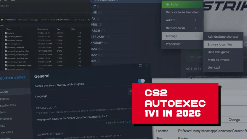 How to Create a CS2 1v1 Config File (autoexec.cfg)