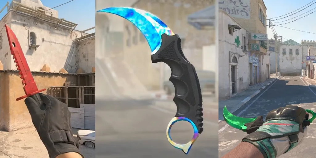 CS2 Knife Commands With Skins?