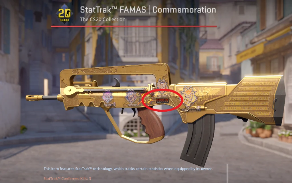 StatTrak™ FAMAS | Commemoration