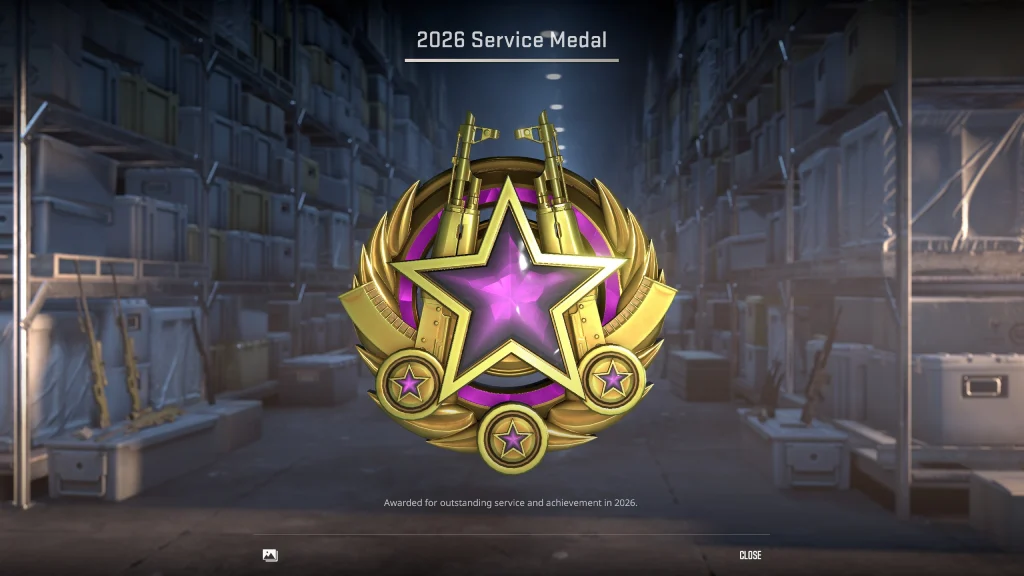 CS2 Service Medal 2026