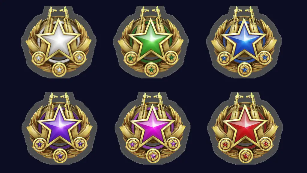 CS2 Service Medal Colors 2026