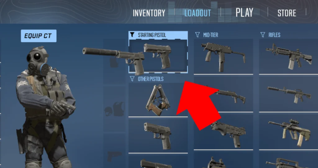 P2000 vs USP-S in CS2 Loadout