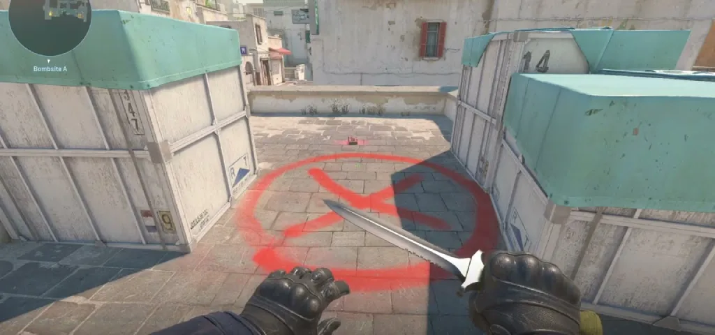 Identify the Bombsite CS2