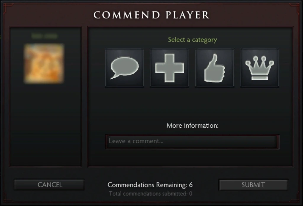 Commend Teammates Dota 2