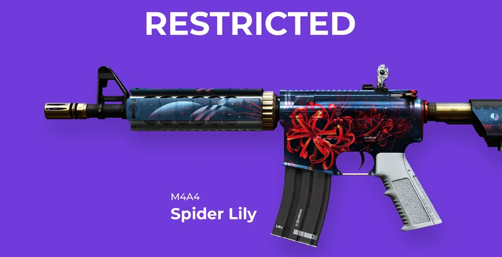 Restricted (Фиолетовый) скины CS2