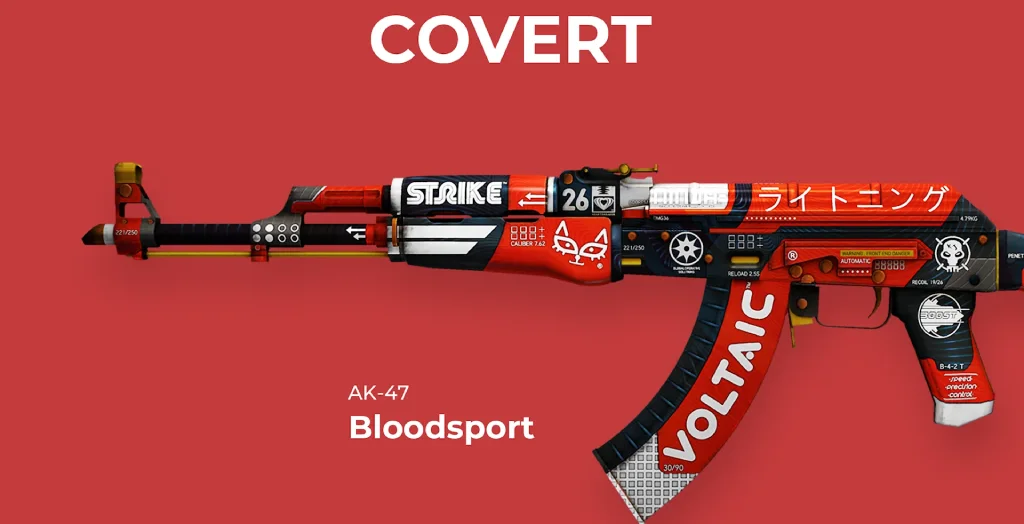Covert (Красный) скины CS2