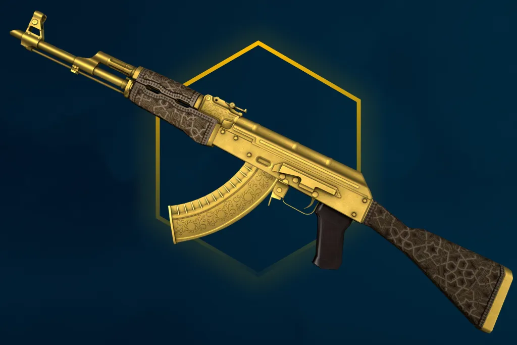 AK-47 | Gold Arabesque