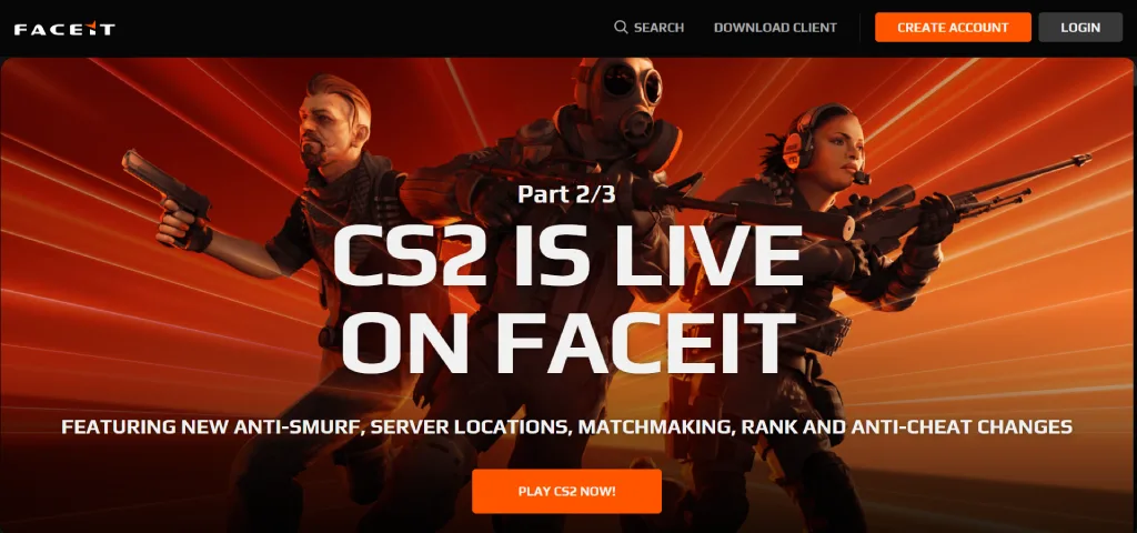 FACEIT Website