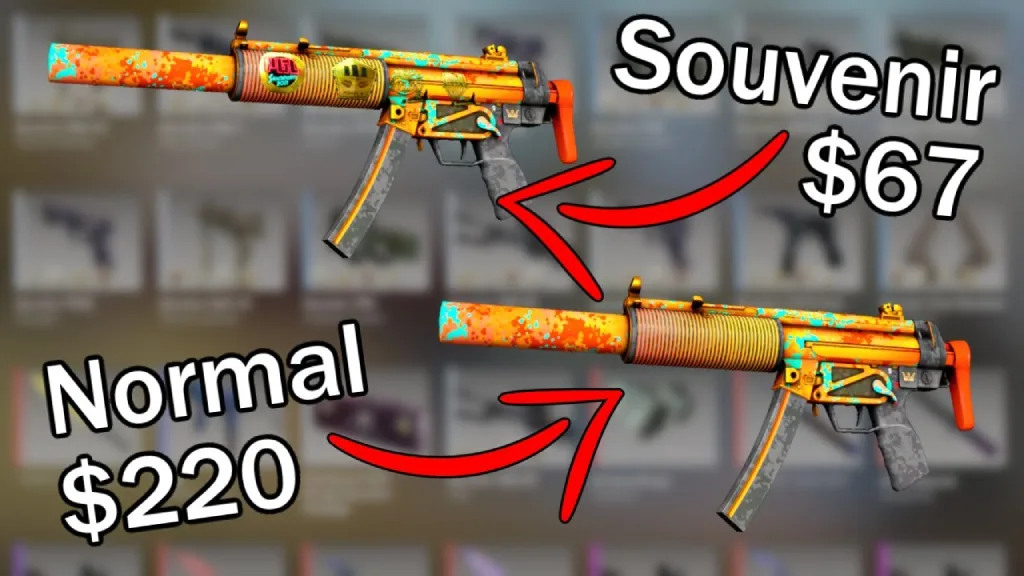 Regular (Normal) vs Souvenir Skins in CS2