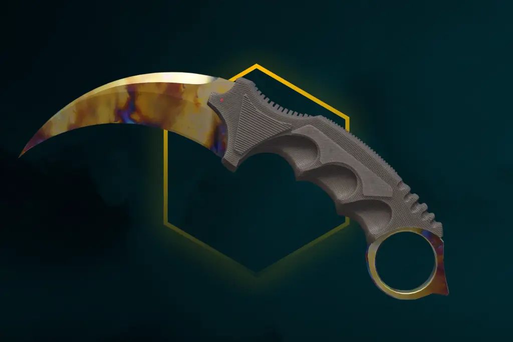 Karambit Gold Gem Pattern #896