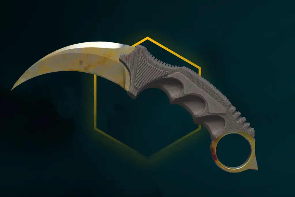 Karambit Gold Gem Pattern #388