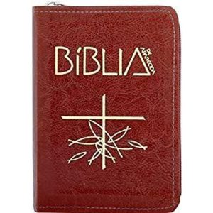 BÍBLIA DE APARECIDA - BOLSO ZÍPER MARROM