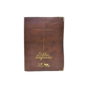BÍBLIA - CAPA LUXO MARROM - COEDIÇÃO CNBB