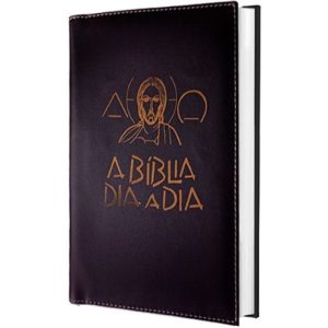 BÍBLIA DIA A DIA 2026 - LUXO - SINTÉTICO LISO (PU PRETO)