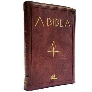 A BÍBLIA - ZÍPER MARROM - PAULINAS BIBLIAS