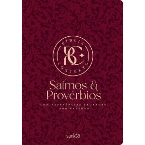 BÍBLIA CONTEXTO - SALMOS & PROVÉRBIOS - VINHO - CO - MAQUINARIA EDITORIAL