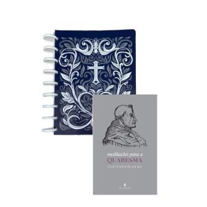 KIT PLANNER DA QUARESMA SANTO TOMÁS DE AQUINO- CAPA AZUL