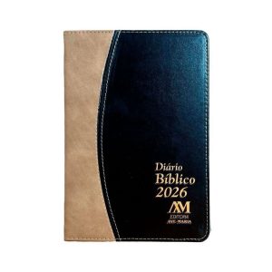 DIÁRIO BÍBLICO 2026: - LUXO - MARROM