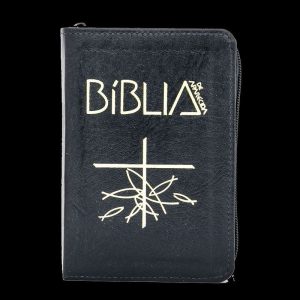 Bíblia de Aparecida média ziper preta - EDITORA SANTUARIO BIBLIA