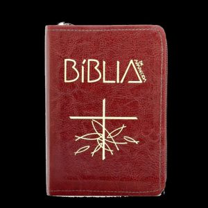 BÍblia de Aparecida bolso zíper marrom - EDITORA SANTUARIO BIBLIA