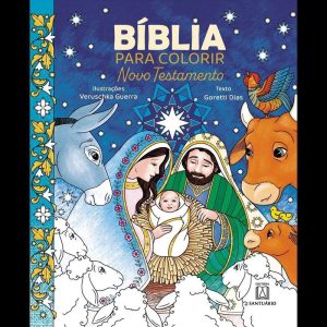 BÍBLIA PARA COLORIR NOVO TESTAMENTO - EDITORA SANTUÁRIO