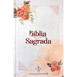 BIBLIA SAGRADA - CAPA SALMON - FEMININA