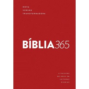 BÍBLIA 365 NVT VERMELHA: NOVA VERSÃO TRANSFORMADOR - MUNDO CRISTÃO