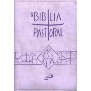 NOVA BIBLIA PASTORAL BOLSO ZIPER LILAS