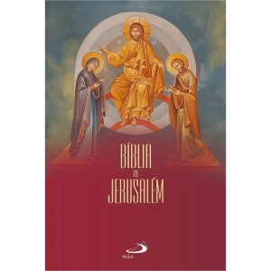 BIBLIA DE JERUSALÉM - MÉDIA - CRISTO (CAPA CRISTAL)