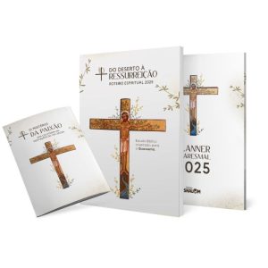 COMBO DO DESERTO A RESSUREIÇÃO RETIRO QUARESMAL + PLANNER + VIA SACRA