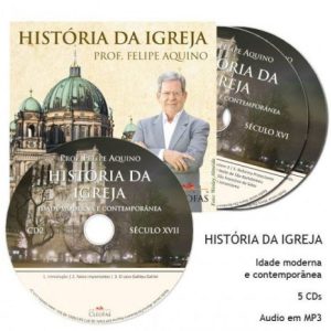 CD HISTORIA DA IGREJA - IDADE ANTIGA C/ 5 CDS - EDITORA CLÉOFAS