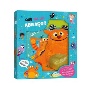 QUE TAL UM ABRAÇO? LIVRO + PELÚCIA - CIRANDA CULTURAL