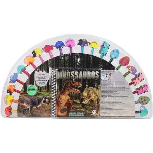 DINOSSAUROS - LIVRO COM ATIVIDADES E DESENHOS PARA - CIRANDA CULTURAL