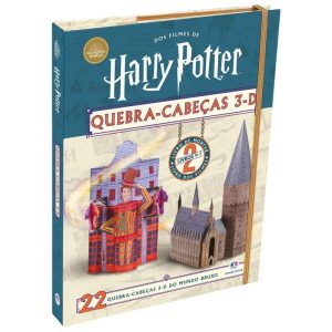 HARRY POTTER - LIVRO COM QUEBRA-CABEÇA 3D - CIRANDA CULTURAL