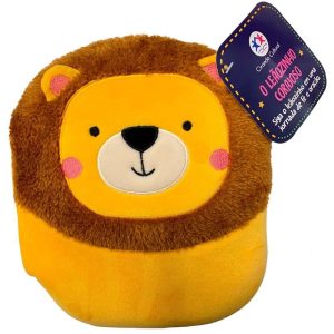 O LEÃOZINHO CORAJOSO - LIVRO DE PELÚCIA - CIRANDA CULTURAL