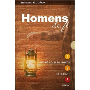 Box - homens de fé - 3 livros: Convite à comunhão  - PUBLICAÇÕES PÃO DIÁRIO