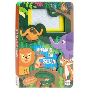 Livro-Lousa Mágica! Animais da Selva - HAPPY BOOKS