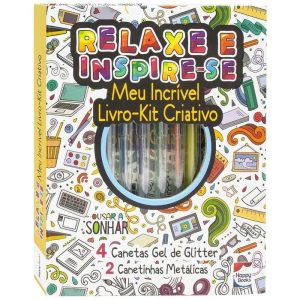 MEU INCRÍVEL LIVRO CRIATIVO: RELAXE E INSPIRE-SE - HAPPY BOOKS