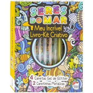 MEU INCRÍVEL LIVRO CRIATIVO: SERES DO MAR - HAPPY BOOKS